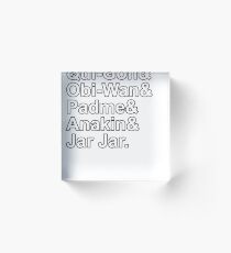 The awesome phantom crew Ampersand shirt Acrylic Block