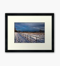 Snowstorm Framed Print