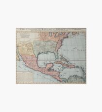 Vintage Map of The Gulf of Mexico (1732) Art Board