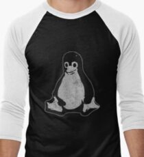 Linux Penguin Men's Baseball ¾ T-Shirt
