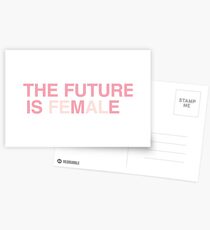 The Future is Me, The Future is Female Postcards