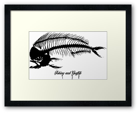 “MAHI MAHI SKELETON” Framed Prints by MISTERPOLLO | Redbubble
