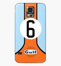 Gulf Livery Graphic-Tee Case/Skin for Samsung Galaxy