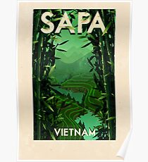 Travel Poster - Sapa Vietnam Poster