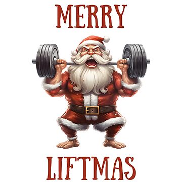 Fitness Christmas shirt Santa Deadlift Gym Xmas Men Gifts