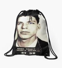 Mugshot Collection - Frank Sinatra Drawstring Bag