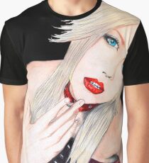 Aryu Morrigan Portrait Graphic T-Shirt