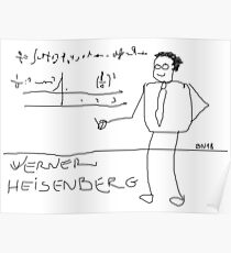 Werner Heisenberg by BN18 Poster