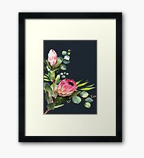 bush blue Framed Print
