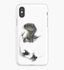 Pocket Protector - Blue iPhone Case