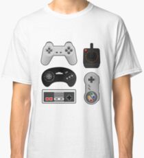 Oldschool Gaming - Controller Collection: NES, SNES, Genesis, Atari, PS1 Classic T-Shirt
