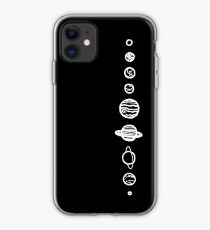 Black Planets iPhone Case