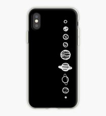 Black Planets iPhone Case