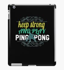 Funny Ping Pong Apparel iPad Case/Skin