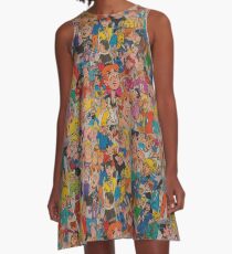 Vestido acampanado Archie Comics Collage