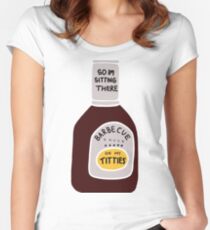 Barbecue Sauce Women's Fitted Scoop T-Shirt