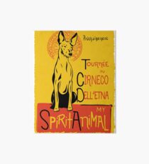 Funny Cirnecho Dell Etna Cute Dog Chat Noir Mashup Art Design Art Board