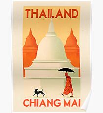 Travel Poster - Chiang Mai Thailand Poster