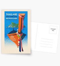 Reise-Plakat - Phi Phi-Insel Thailand Postkarten