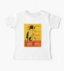 Funny English Foxhound Cute Dog Chat Noir Mashup Art Design Baby Tee