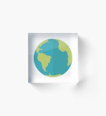 Earth Acrylic Block