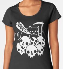Katze hat deine Seele? Frauen Premium T-Shirts