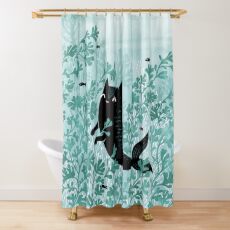 Undersea (Mint Remix) Shower Curtain