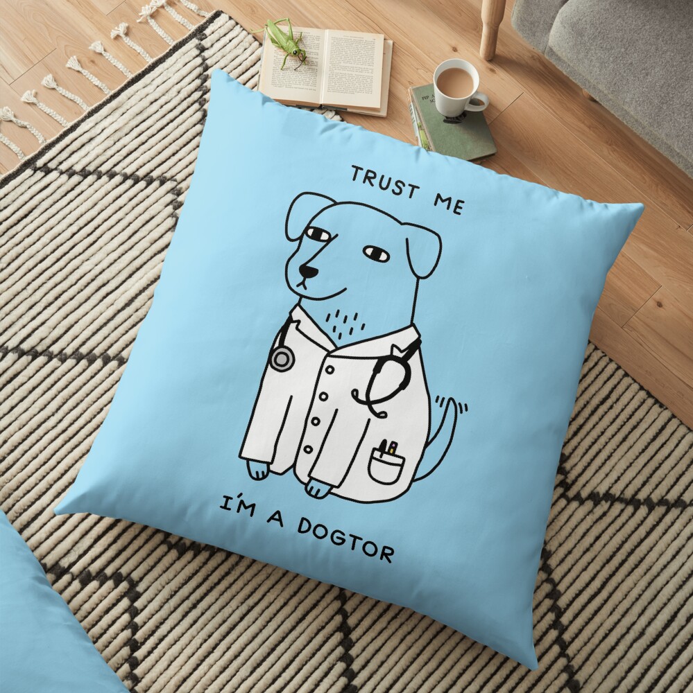 Dogtor Floor Pillow