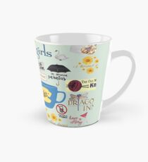 Gilmore Girls Collage, mint green Tall Mug