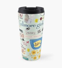 Gilmore Girls Collage, mint green Travel Mug