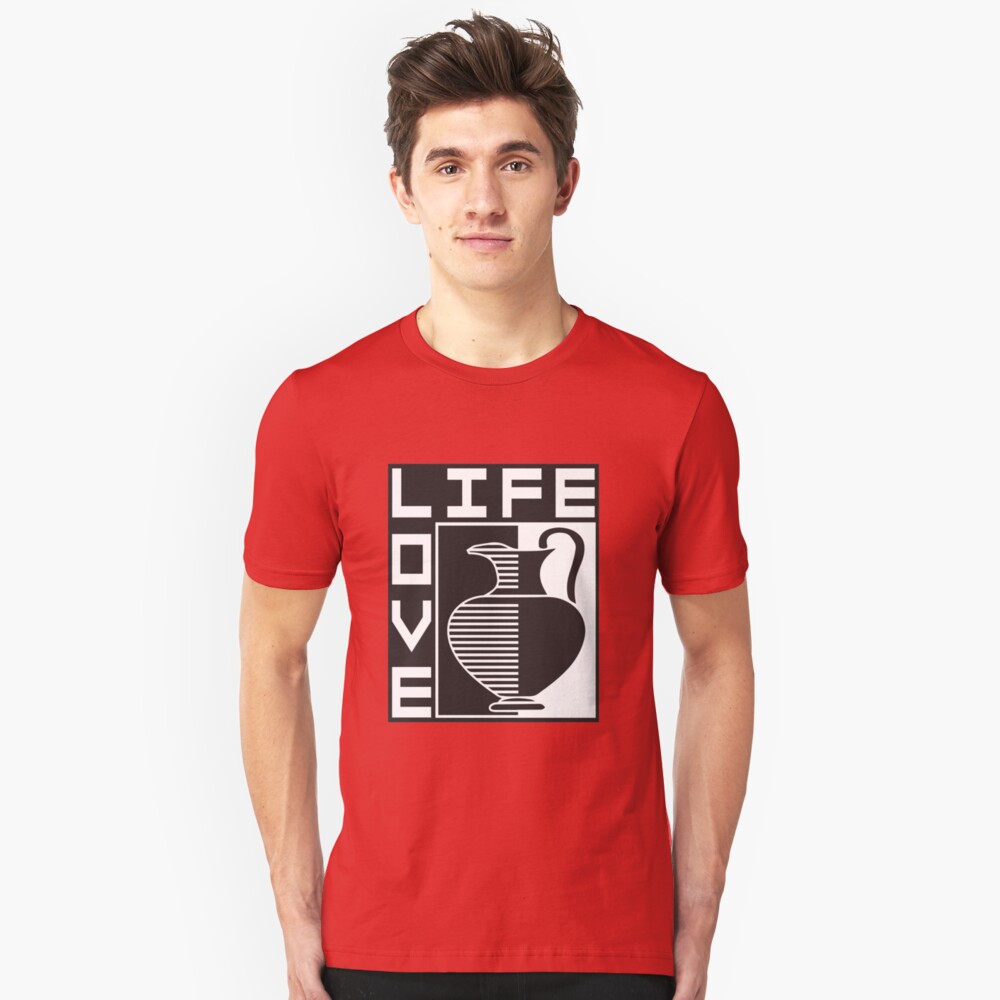 LIFE, LOVE, POTTERY Slim Fit T-Shirt