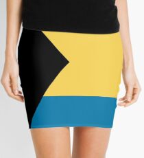 Bahamas Flag Mini Skirt