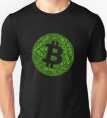 Bitcoin Cash Revolution Block Chain BCH Crypto Word Shirt Unisex T-Shirt