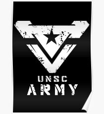 Halo | UNSC Army Large Weathered Logo Poster