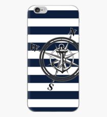 Navy Striped Nautica iPhone Case