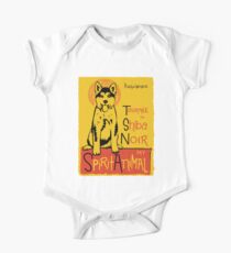 Funny Shiba Inu Cute Dog Chat Noir Mashup Art Design Baby Body Kurzarm