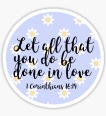 Bible verse Sticker