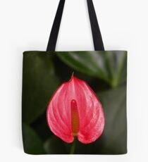 Red Peace Lily Tote Bag
