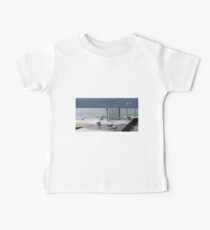 the light! at Burnie beach, with silver gulls Baby Tee
