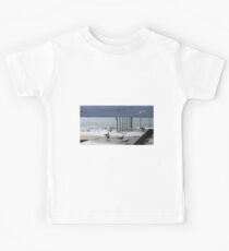 the light! at Burnie beach, with silver gulls Kids Tee