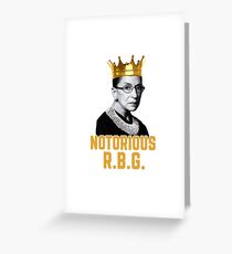 Notorious RBG Greeting Card