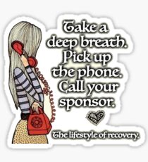 Call Your Sponsor Sticker