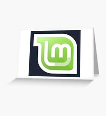 Linux Mint Greeting Card