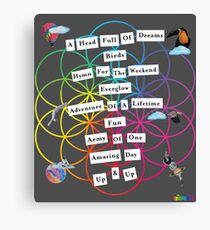 Coldplay AHFOD Canvas Print
