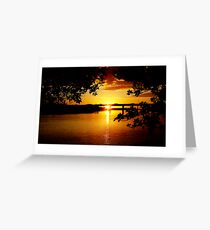 Maroochy River Sunrise, Sunshine Coast Greeting Card