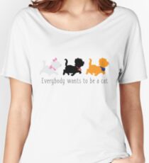 Camiseta ancha para mujer Los aristócratas