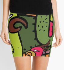birds Mini Skirt