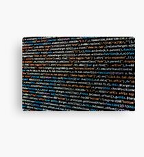 Programming Language Canvas Print
