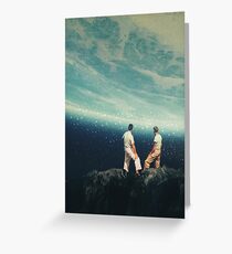 The Earth was crying and We were There Greeting Card