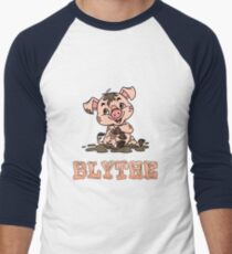 Blythe Piggy Men's Baseball ¾ T-Shirt
